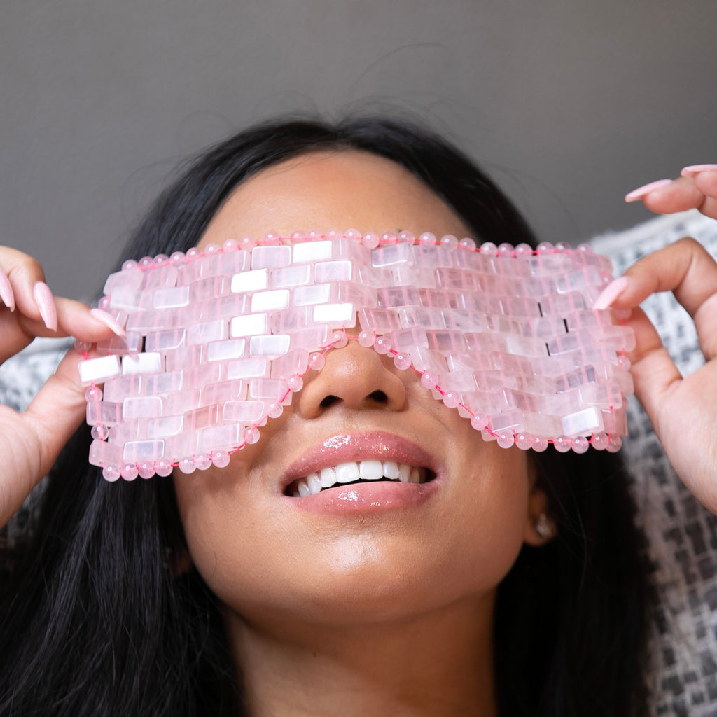 Rose Quartz Eye Mask