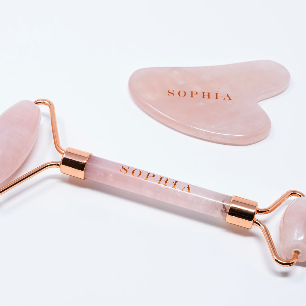 Rose Quartz Guasha & Roller